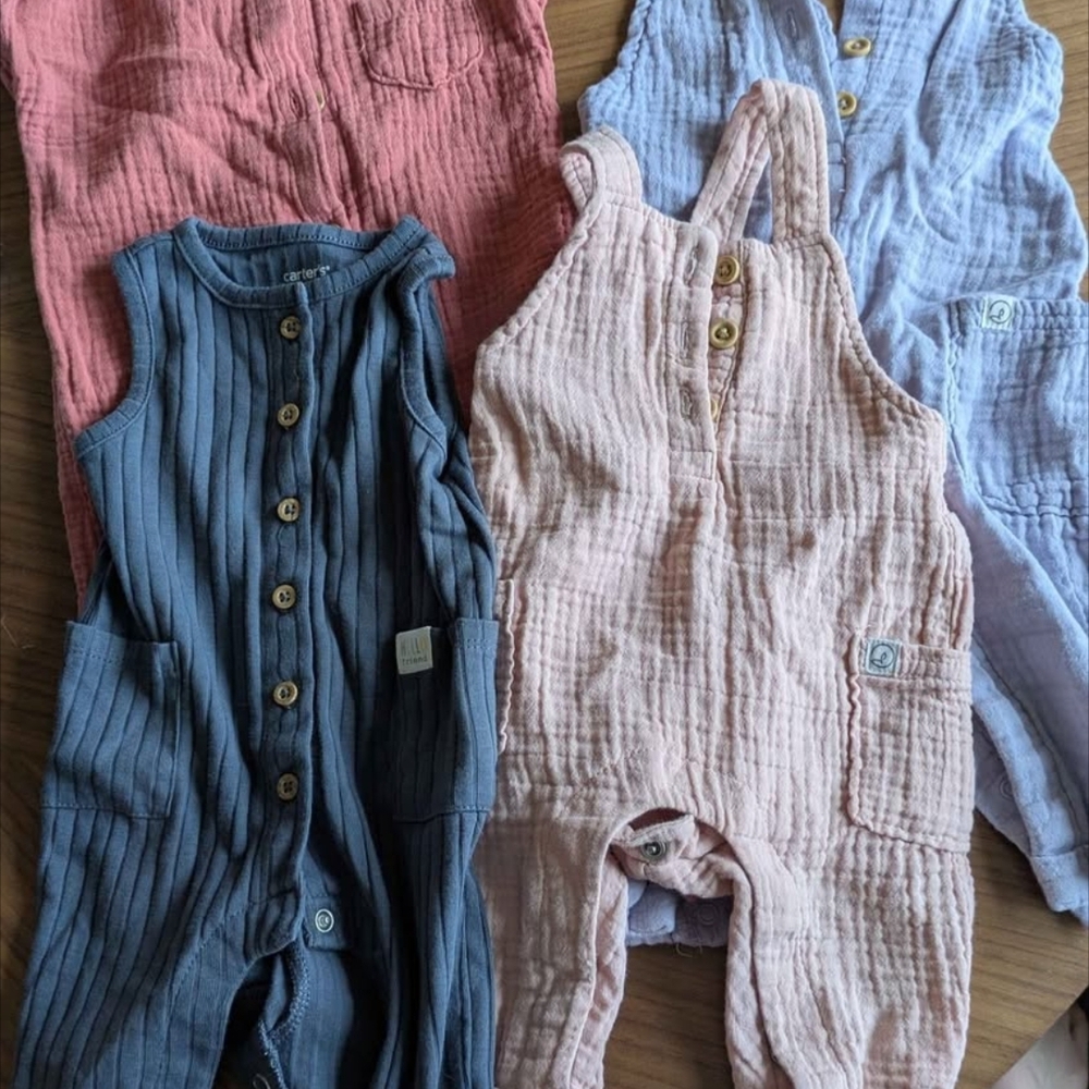 Little Planet Overalls, 3m/6m Bundle